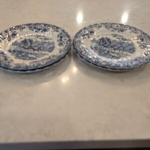 Set Of 4 Salad Bread Plates 6" In Diameter